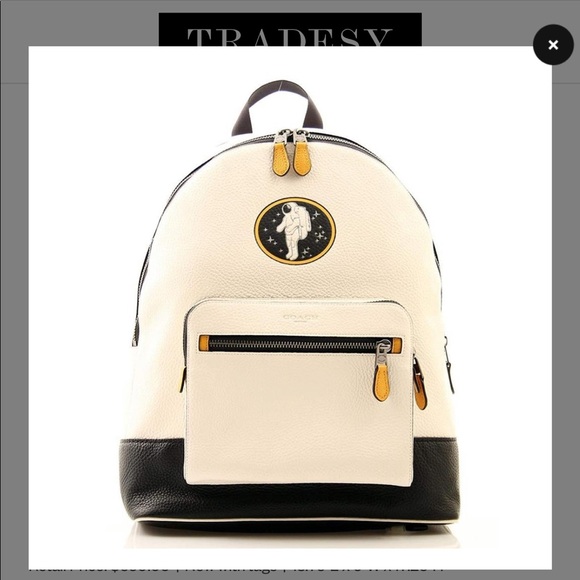 COACH NASA WHIT LEATHER TESLA BACKPACK main image 13